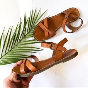 Madewell Brown Ankle Sandal